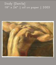 Study [Denile] | oil on paper | 2003