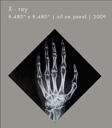 X-ray study | oil on panel